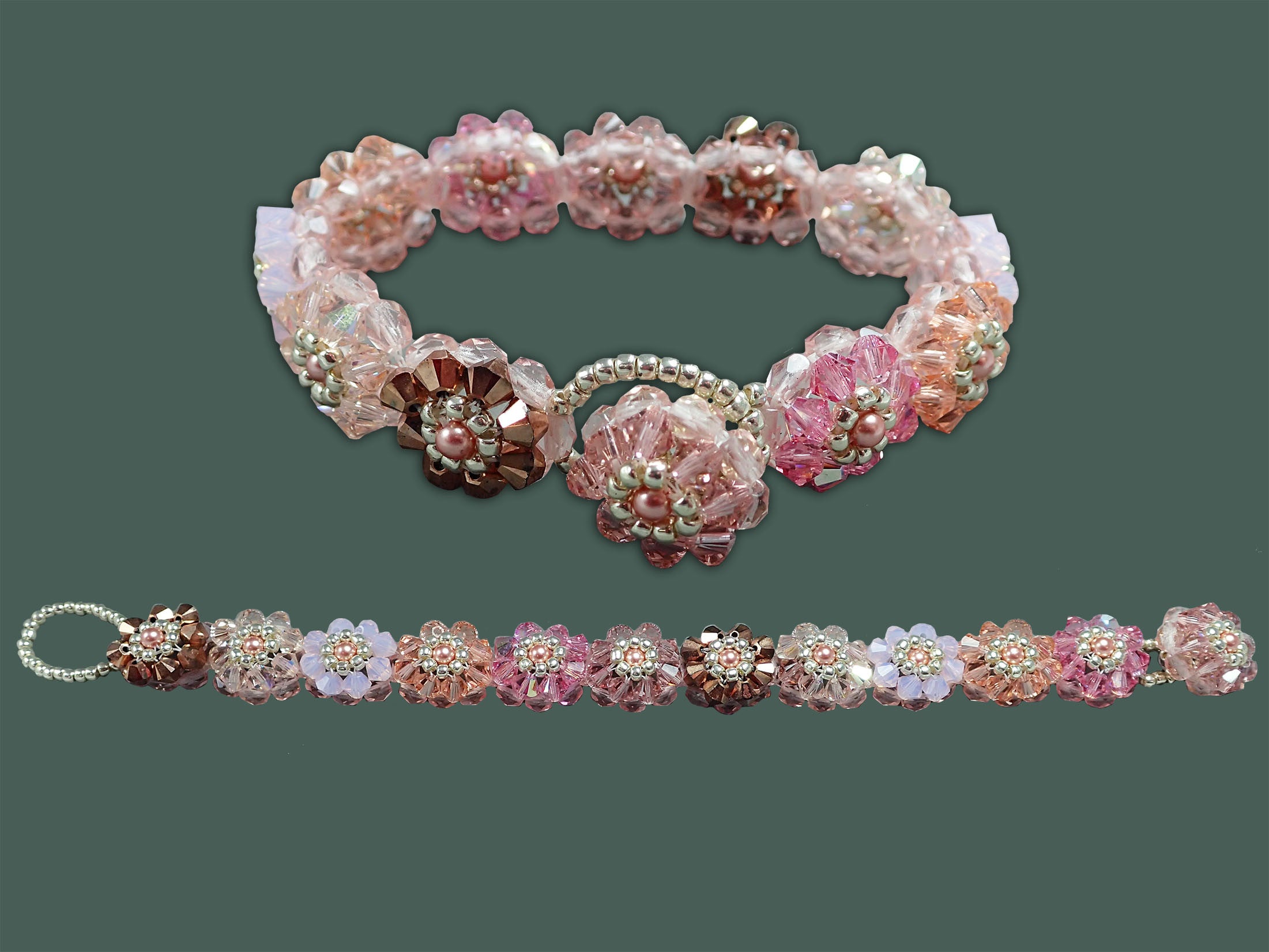 SPRING and WEDDINGS Glass Garden Beads