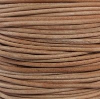 Leather Cording - 1.5 mm, Round