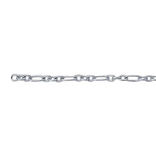 Sterling Silver Chain, 1.5mm Oval Long & Short