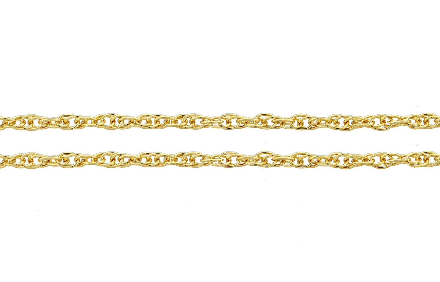 14Kt Gold Filled 1.2mm Rope Chain - 5ft