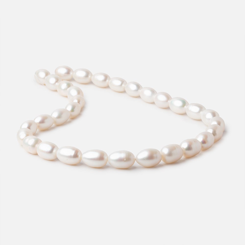 12x9-14x9mm Cream Baroque Freshwater Pearls 15.5 inch 30 pieces AA