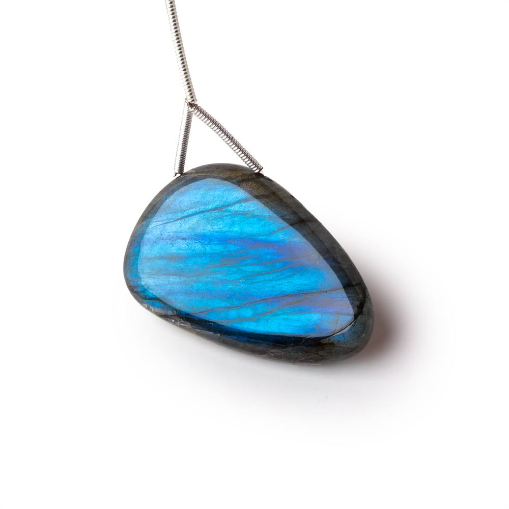 21x35x7mm Labradorite Plain Fancy Shape Pendant 1 AAA Focal