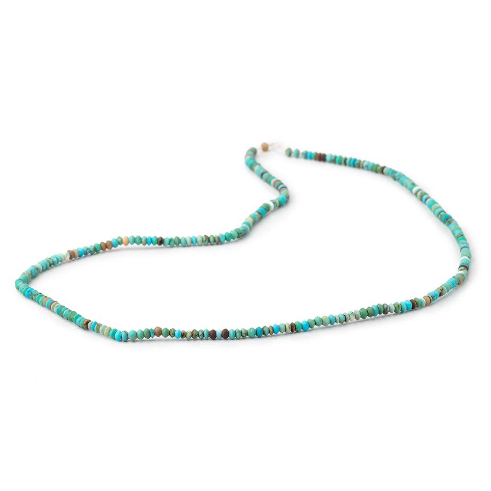 2.5mm Howlite Plain Disc Rondelle Beads 14.5 inch 260 pieces
