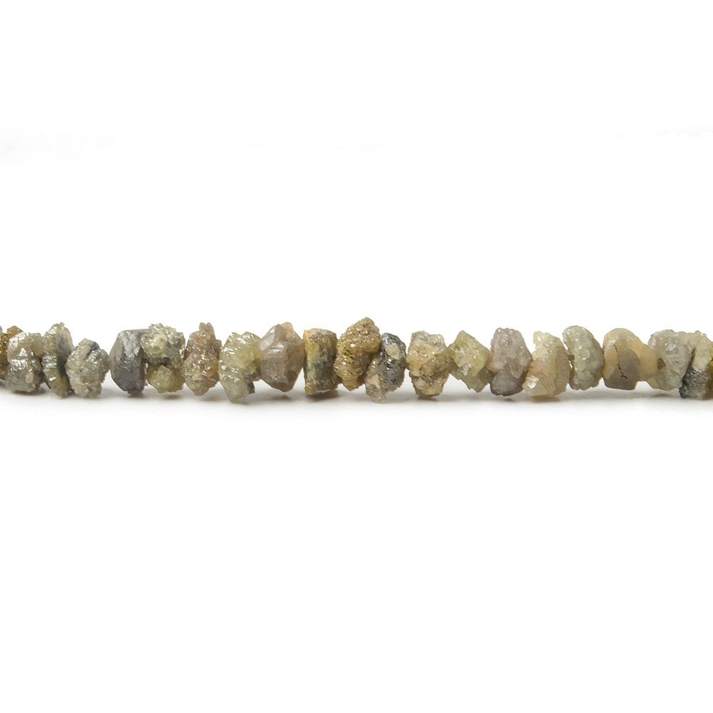 3-5mm Multi Color Diamond Unfaceted Nugget Beads 15 inch 190 pieces