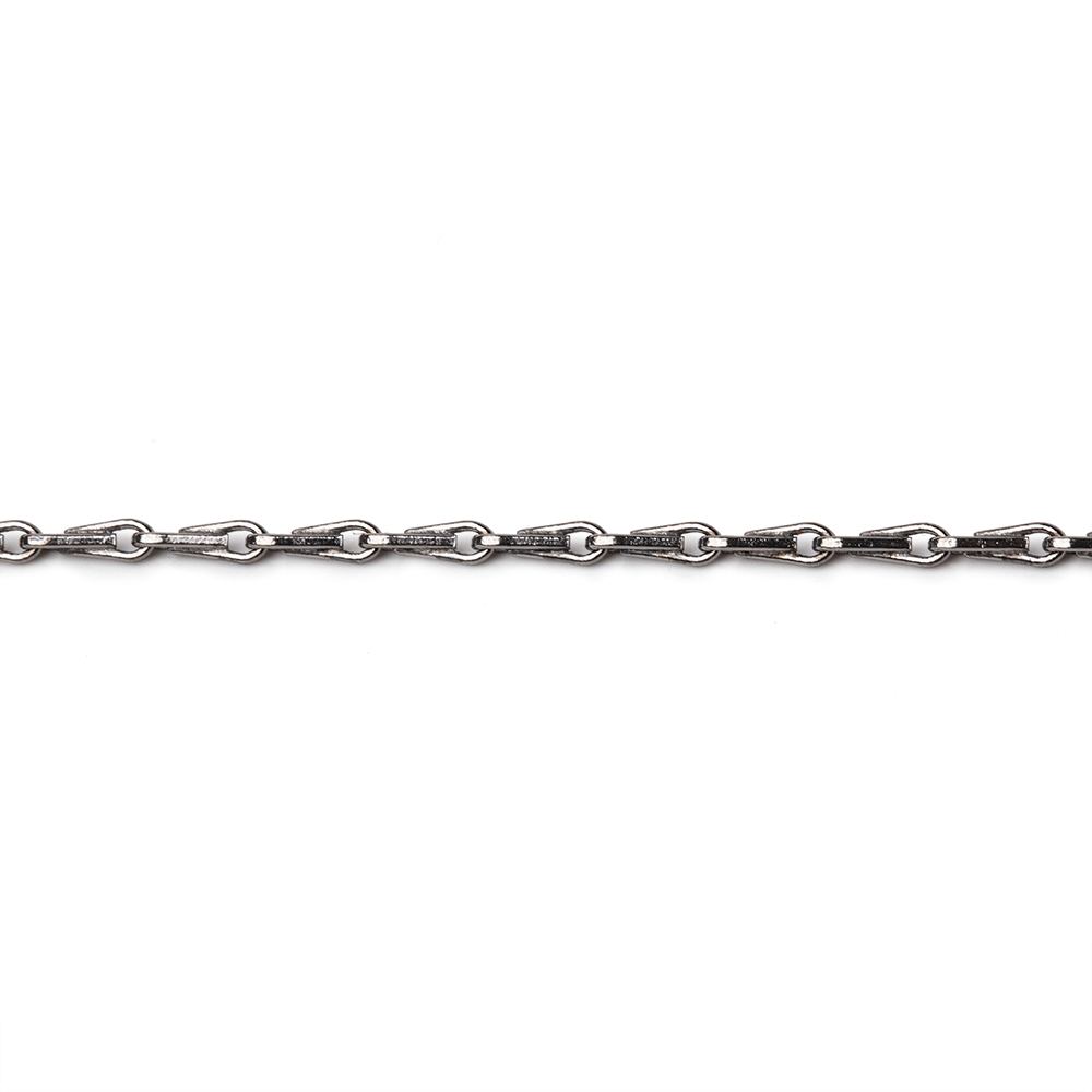 3 Feet - 1mm Tear Drop Link Chain