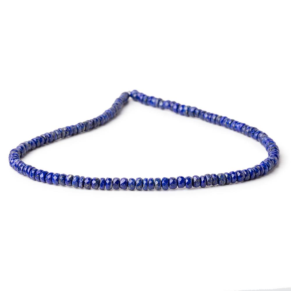5mm Lapis Lazuli Faceted Rondelle Beads 14 inch 112 pieces