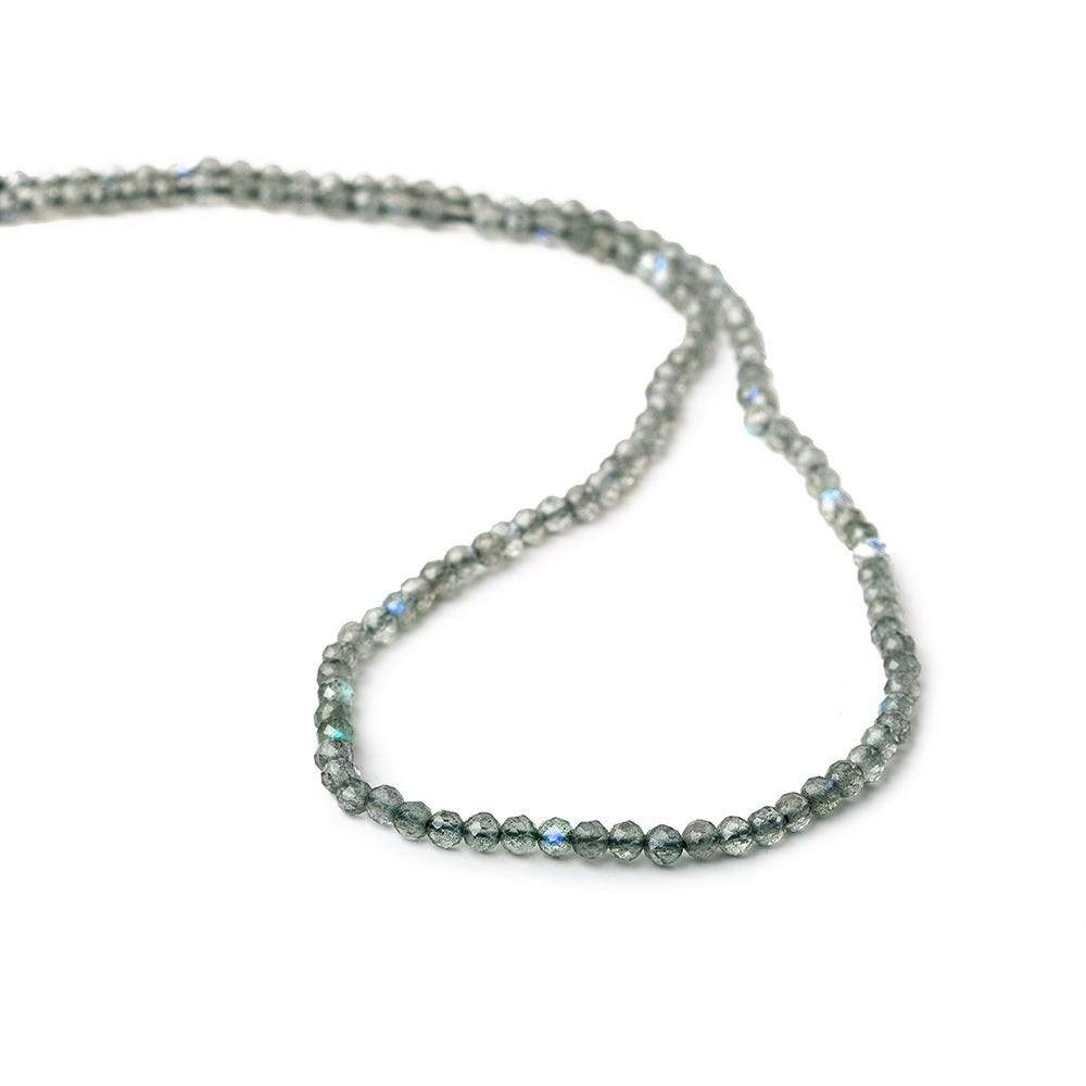 3mm Labradorite Micro Faceted Round Beads 13 inch 120 pieces