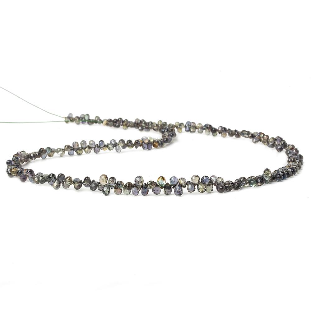 3x2-4x3mm Color Change Sapphire Micro Tear Drop Briolette 16 inch 160 pieces