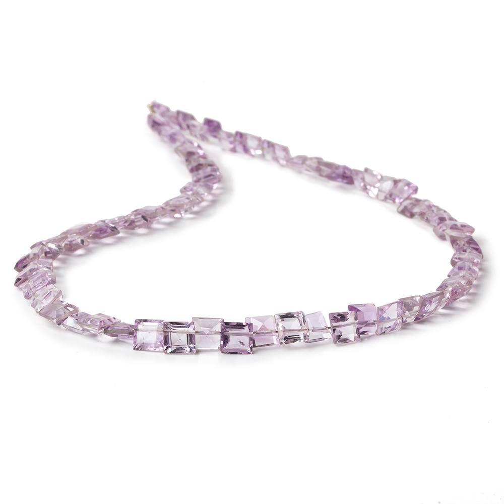 5mm Amethyst pavilion faceted Emerald Cut Beads 13 inch 80 pieces