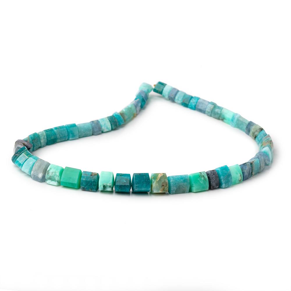 5x7-9x8mm Multi Gemstone Faceted Trillion Beads 16.5 inch 60 pieces AA