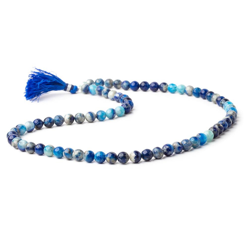 6-6.5mm Afghanite Plain Round Beads 18 inch 70 pieces AA