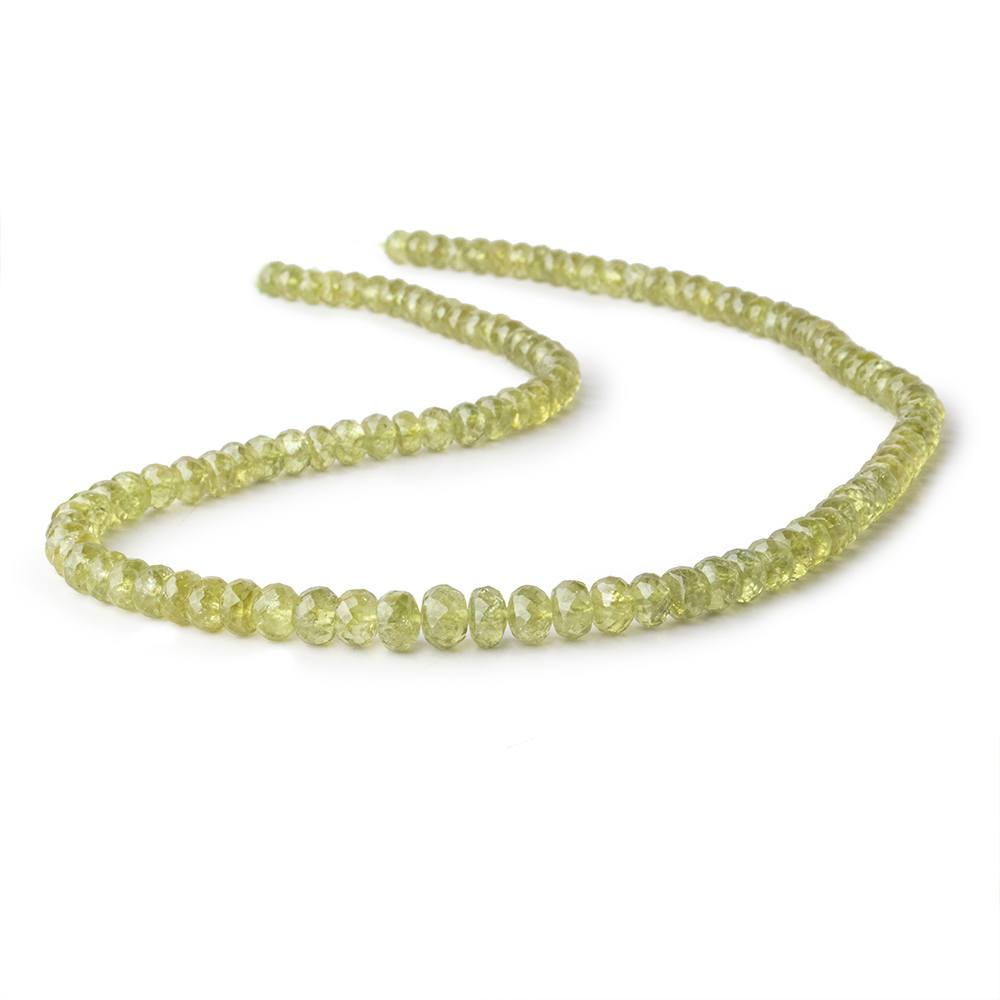 6-8mm Grossular Garnet Faceted Rondelles 17 inch 100 Beads