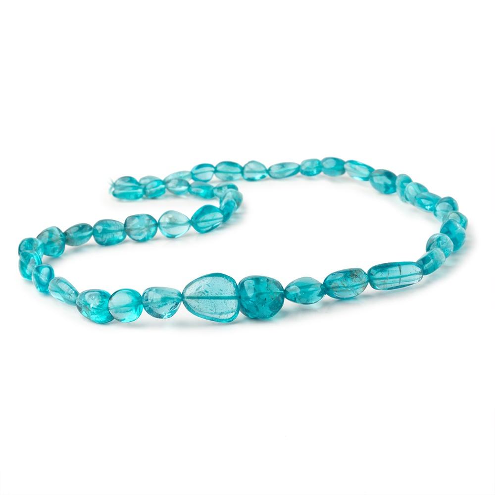 6x5-14x11mm Apatite Plain Nugget Beads 16 inch 40 pieces AA