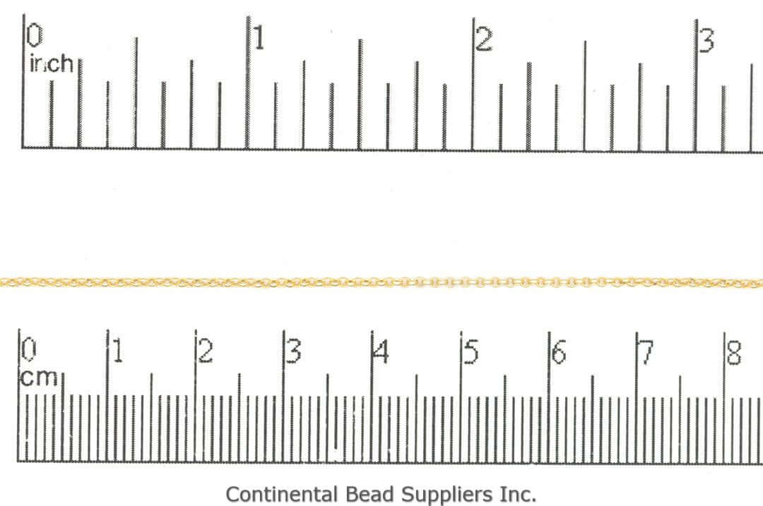 1mm Elegant Baby Rolo Chain sold by The Foot - CH 887