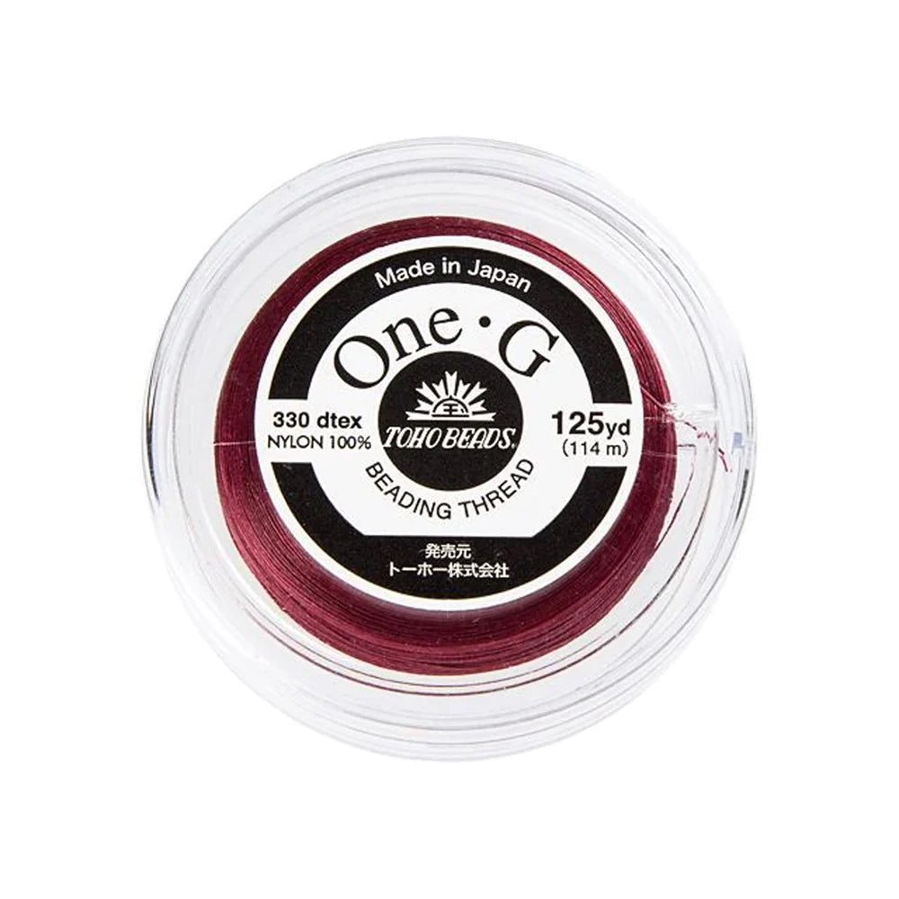 TOHO One-G Nylon Beading Thread by the yard