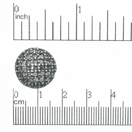 16.5mm Textured Grid Button - Made of pewter - Sold individually - BTN32