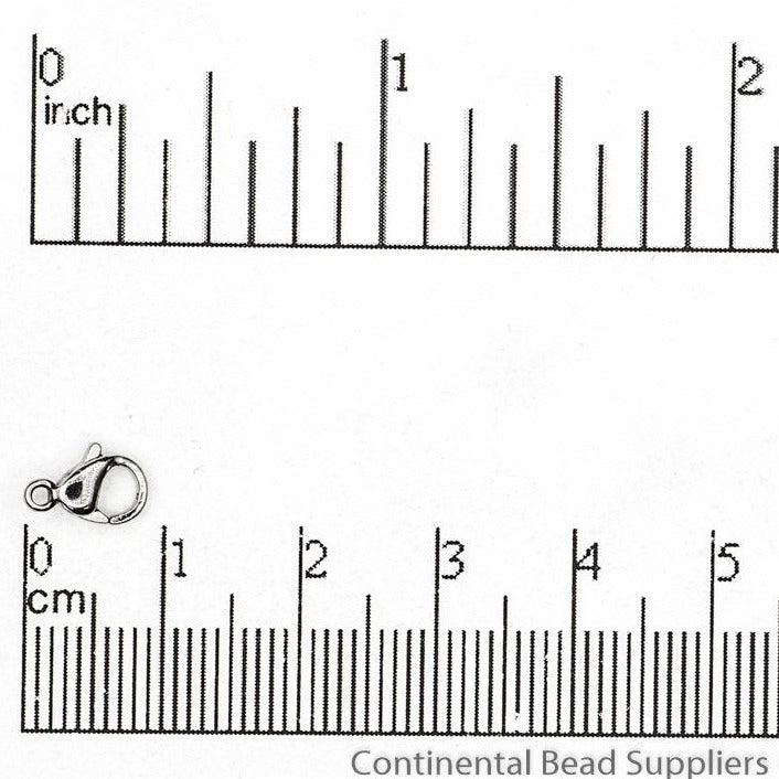 9mm x 5mm Lobster Claw Clasp - Made from Stainless Steel - Sold by the Piece - C101