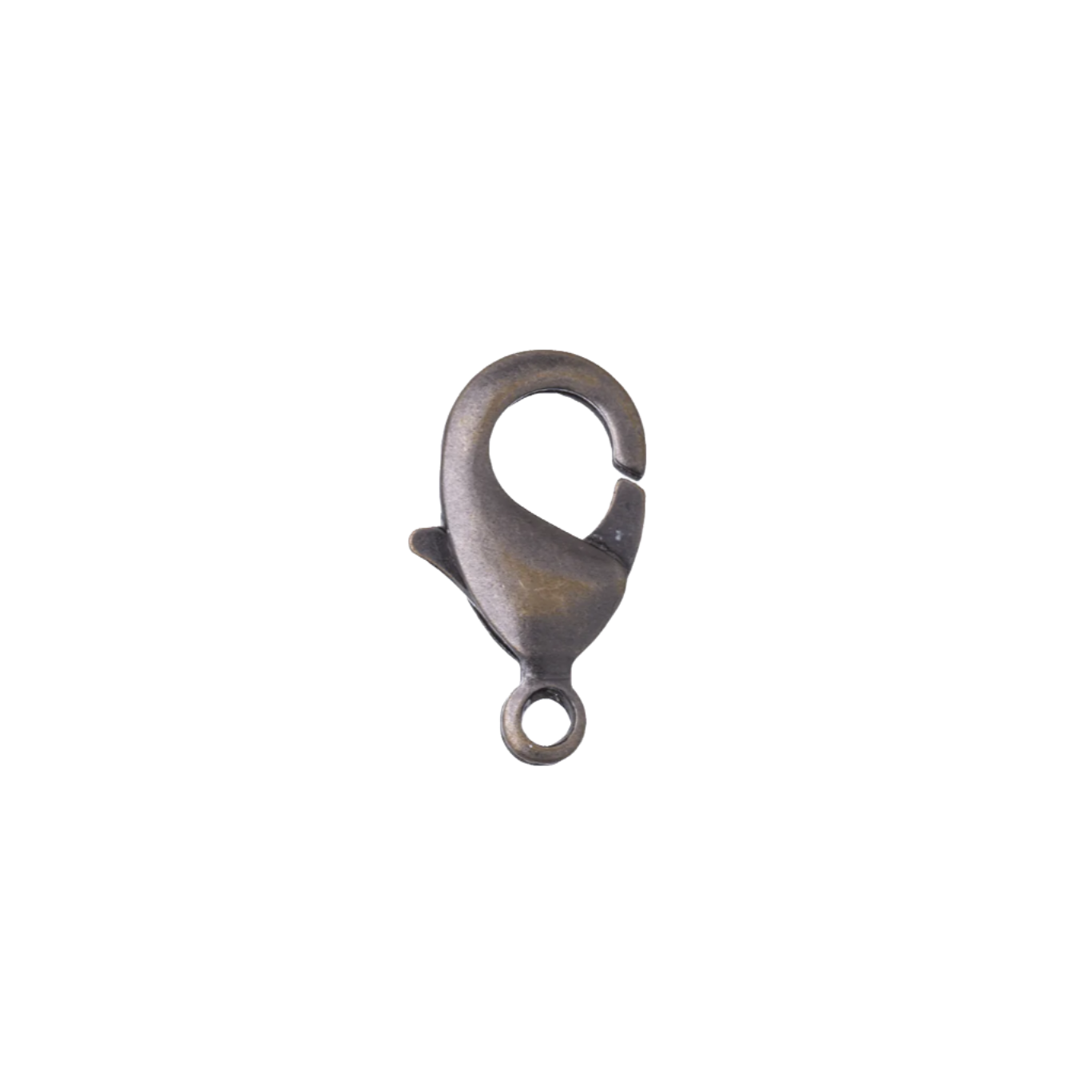 15mm x 9mm Silver OX Lobster Claw Clasp - Made of Brass - Electro-Plated - Sold by the Gross - C909SO
