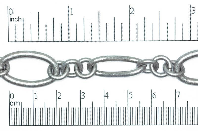 Large Oval Cable Chain with Twisted Link - 26mm x 16mm - Available in Multiple Colors - Sold by the Foot - CH 810