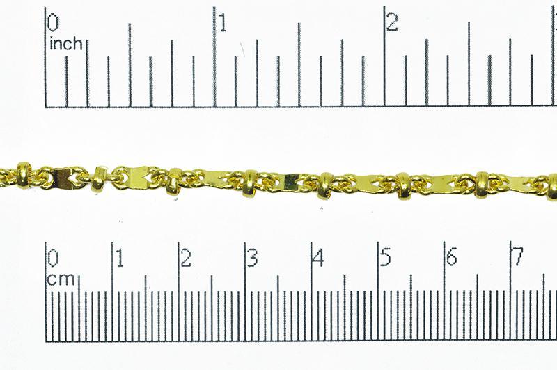 8mm x 3.5mm Flat Link Specialty Chain sold by the Foot - CH 2116