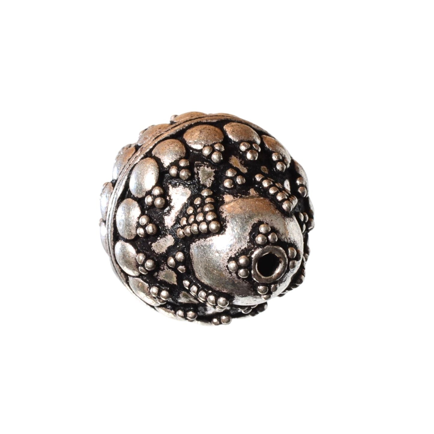 Sterling Silver Ornate Focal Bead – 24mm Heavy