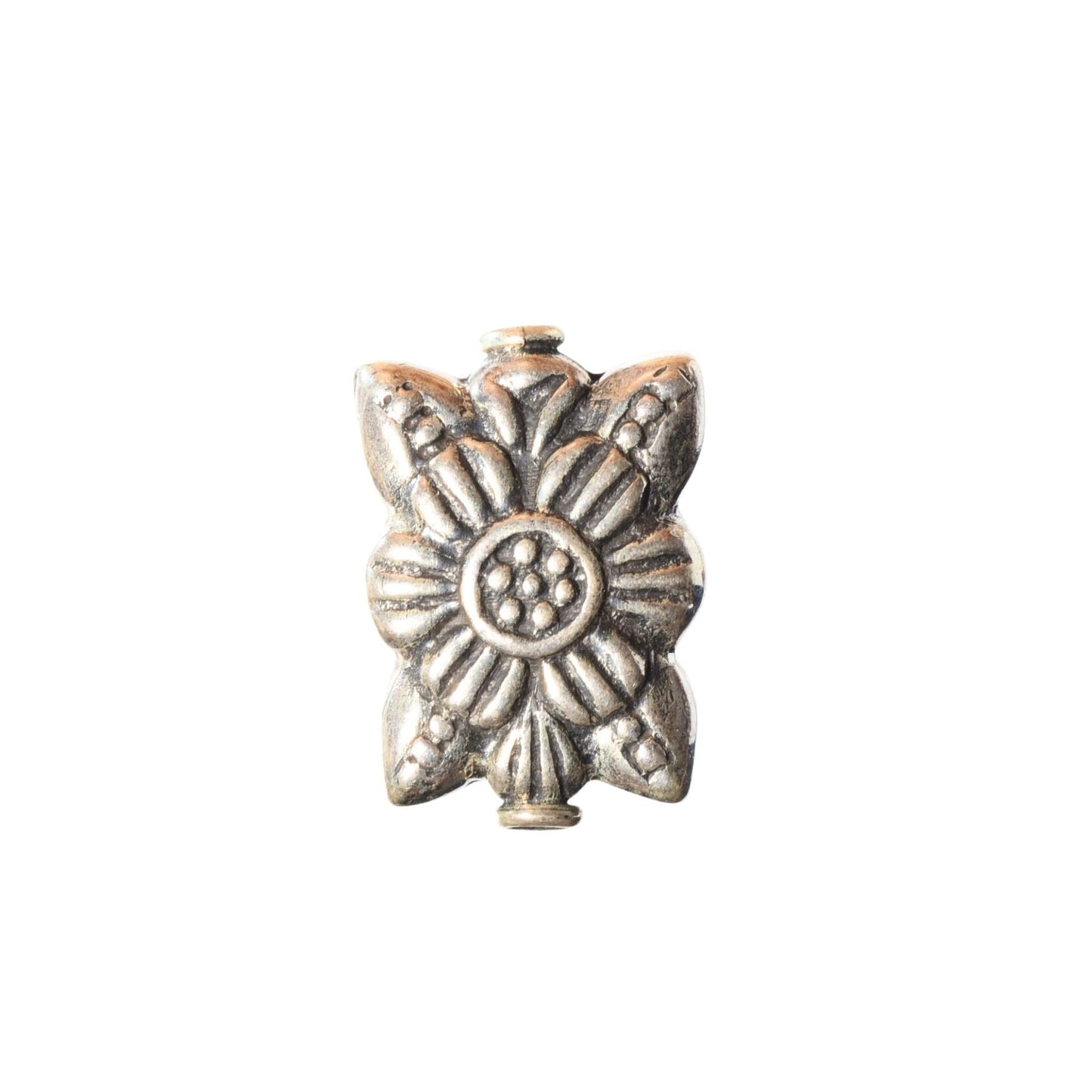 Sterling Silver Floral Spacer Bead – 15mm
