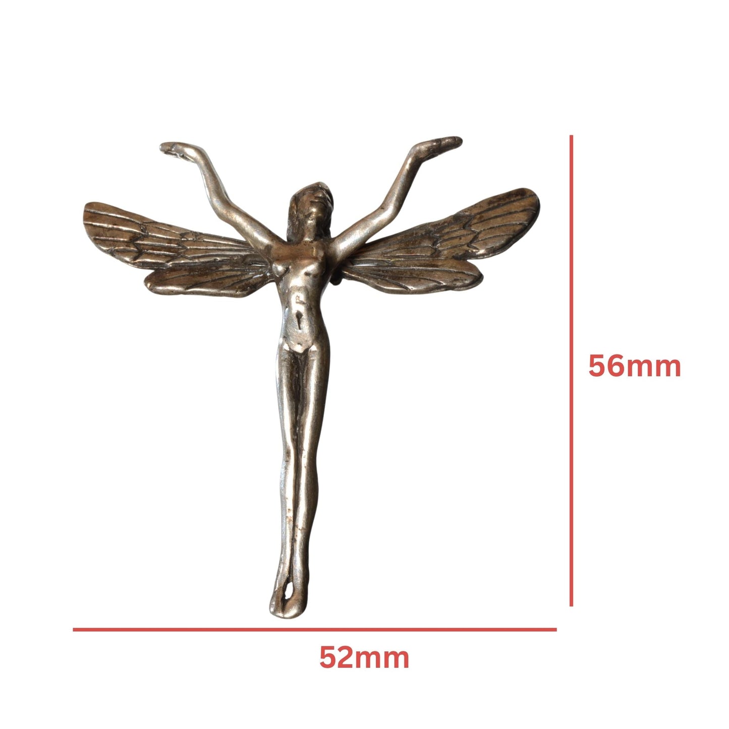 Vintage Sterling Silver Fairy Pendant by Robert (Bob) Burkett