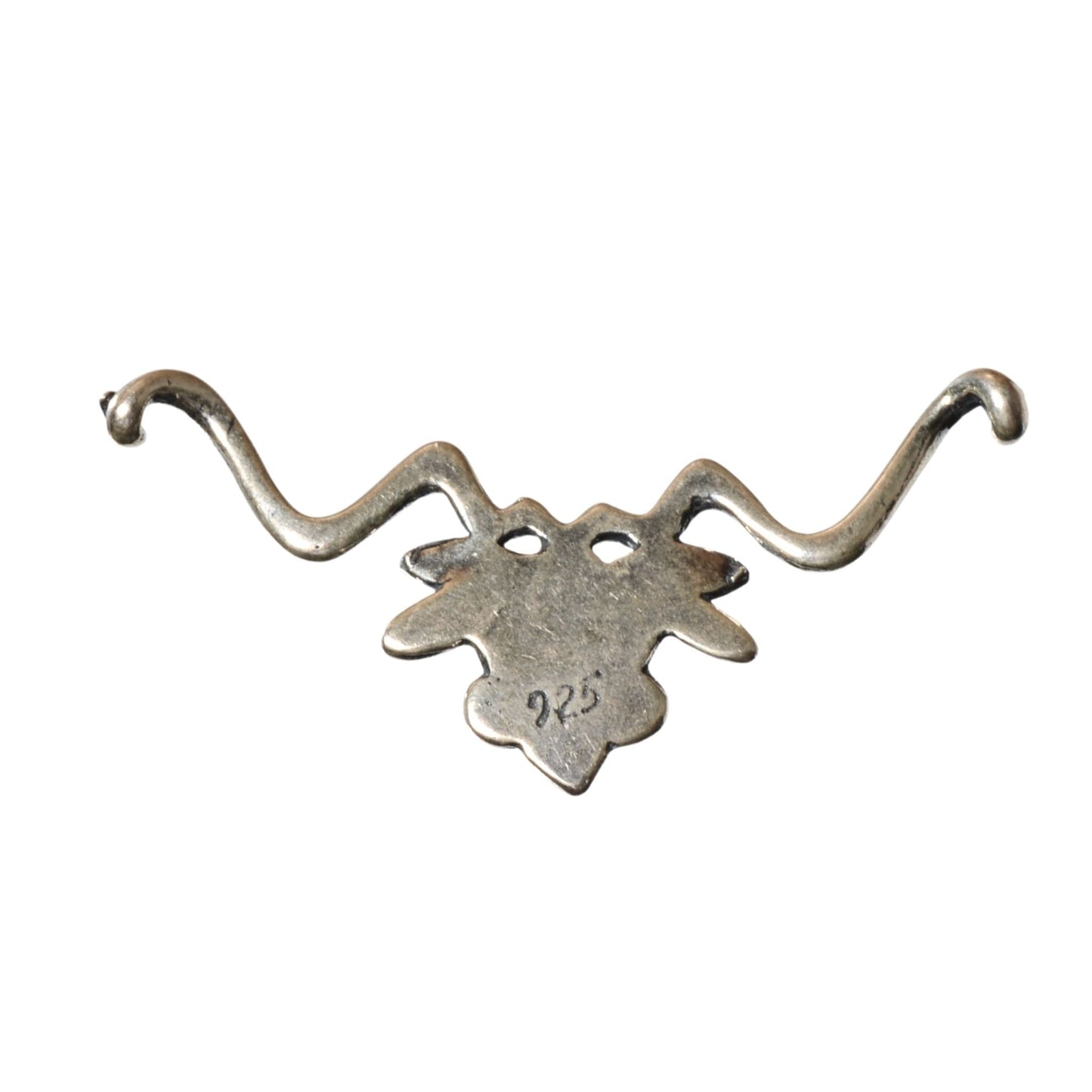 Sterling Silver Ornate Connector – Vintage .925 Silver (40mm)