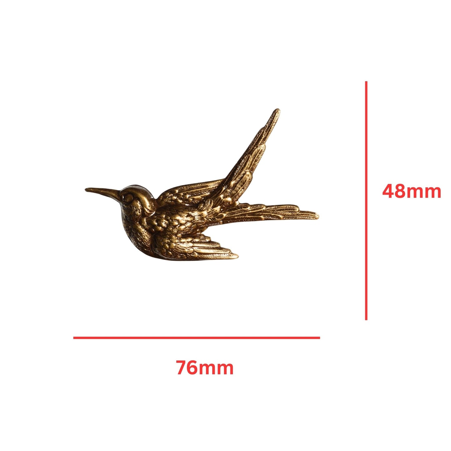 Antique Brass Bird Stamping