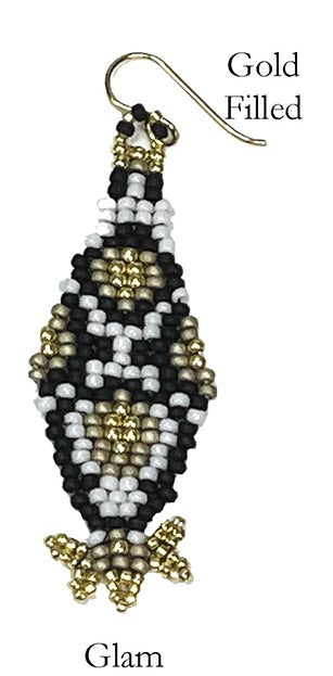 Lantern Beaded Earrings (*)