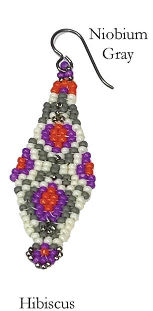 Lantern Beaded Earrings (*)