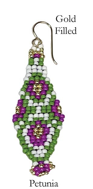 Lantern Beaded Earrings (*)