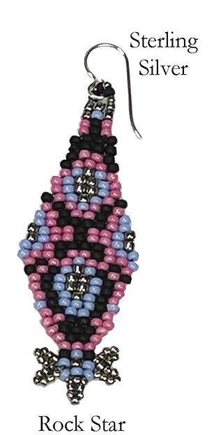 Lantern Beaded Earrings (*)