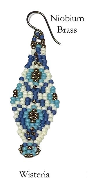 Lantern Beaded Earrings (*)
