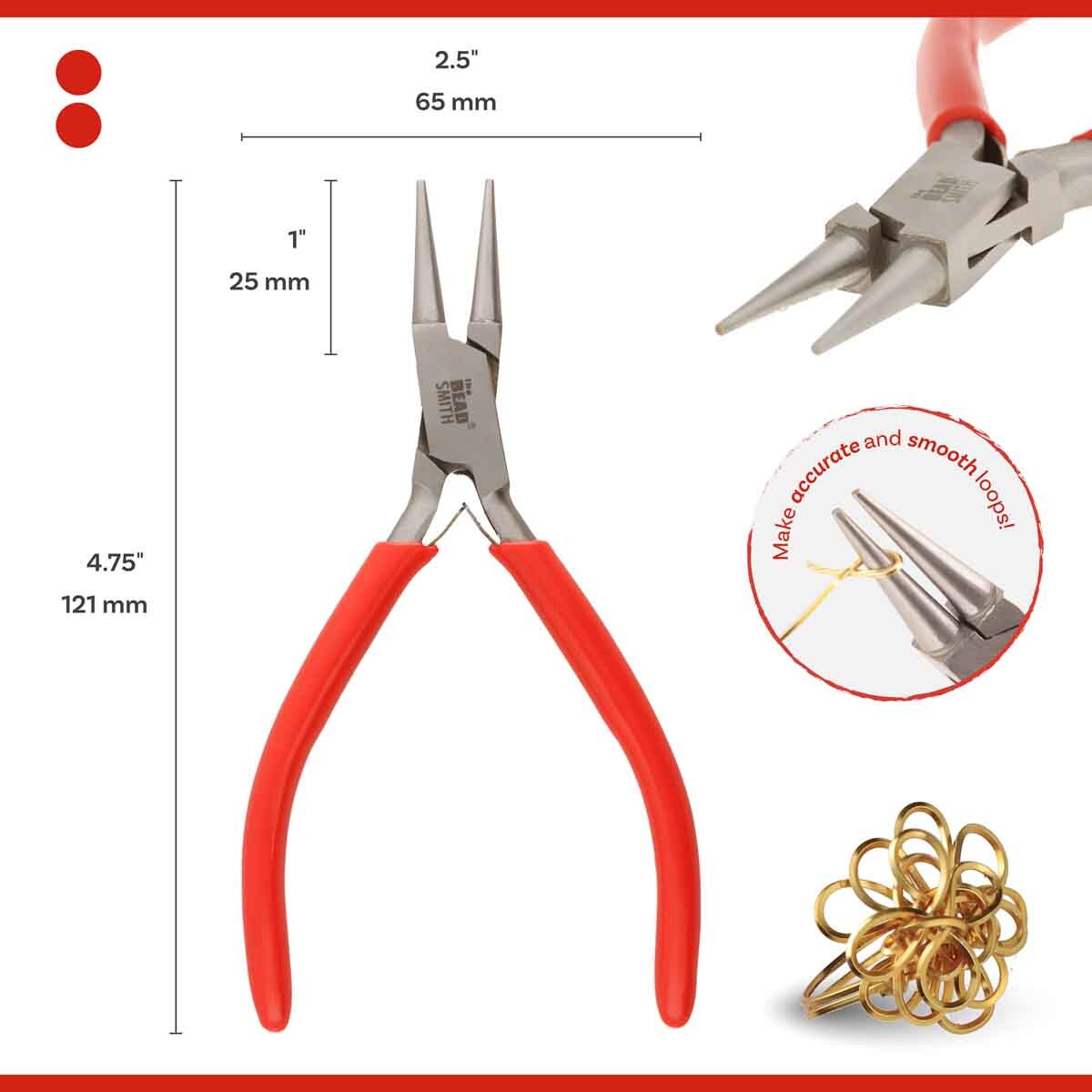 Beadsmith Round Nose Economic Pliers