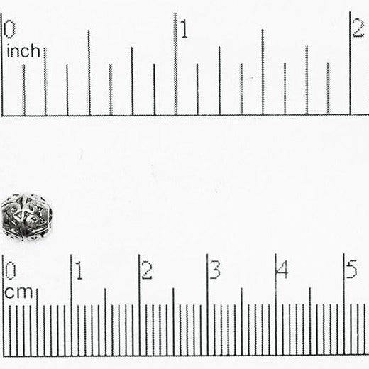 7mm Celtic Filigree Bead - Made of Pewter - Sold Individually - CBS5/B1900