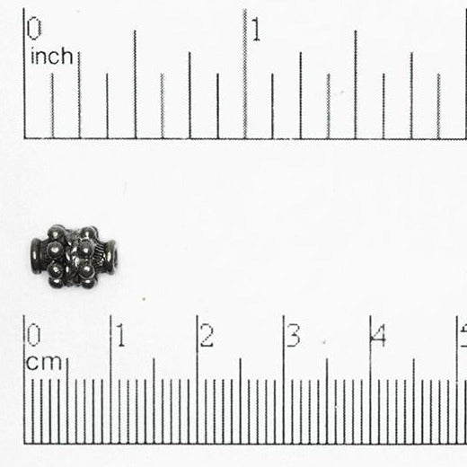 20mm x 4mm Bubble Cord Bead - Made of Pewter - Sold Individually - CBS105