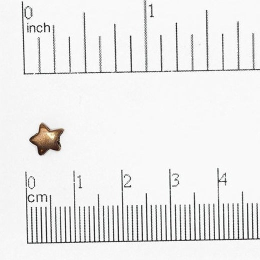 7mm Solid Star Bead - Made of Pewter - Sold Individually - CBS694