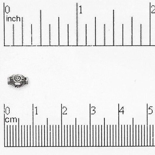 4mm Solid Pewter Bead Sold by the Piece - CBS1991