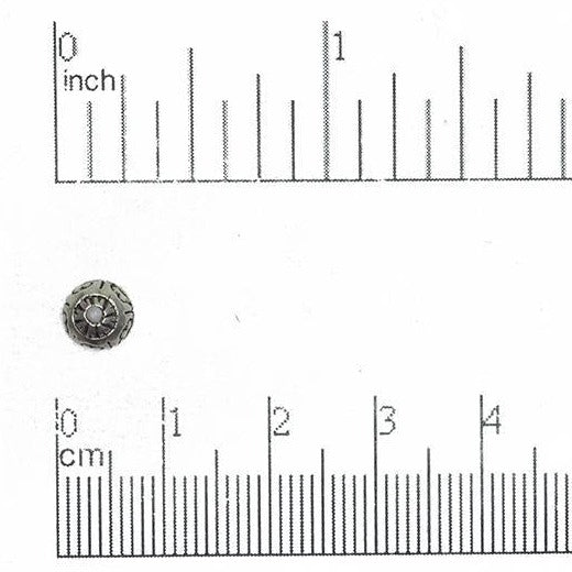 7mm Gold or Pewter Bead Cap - CBS2849