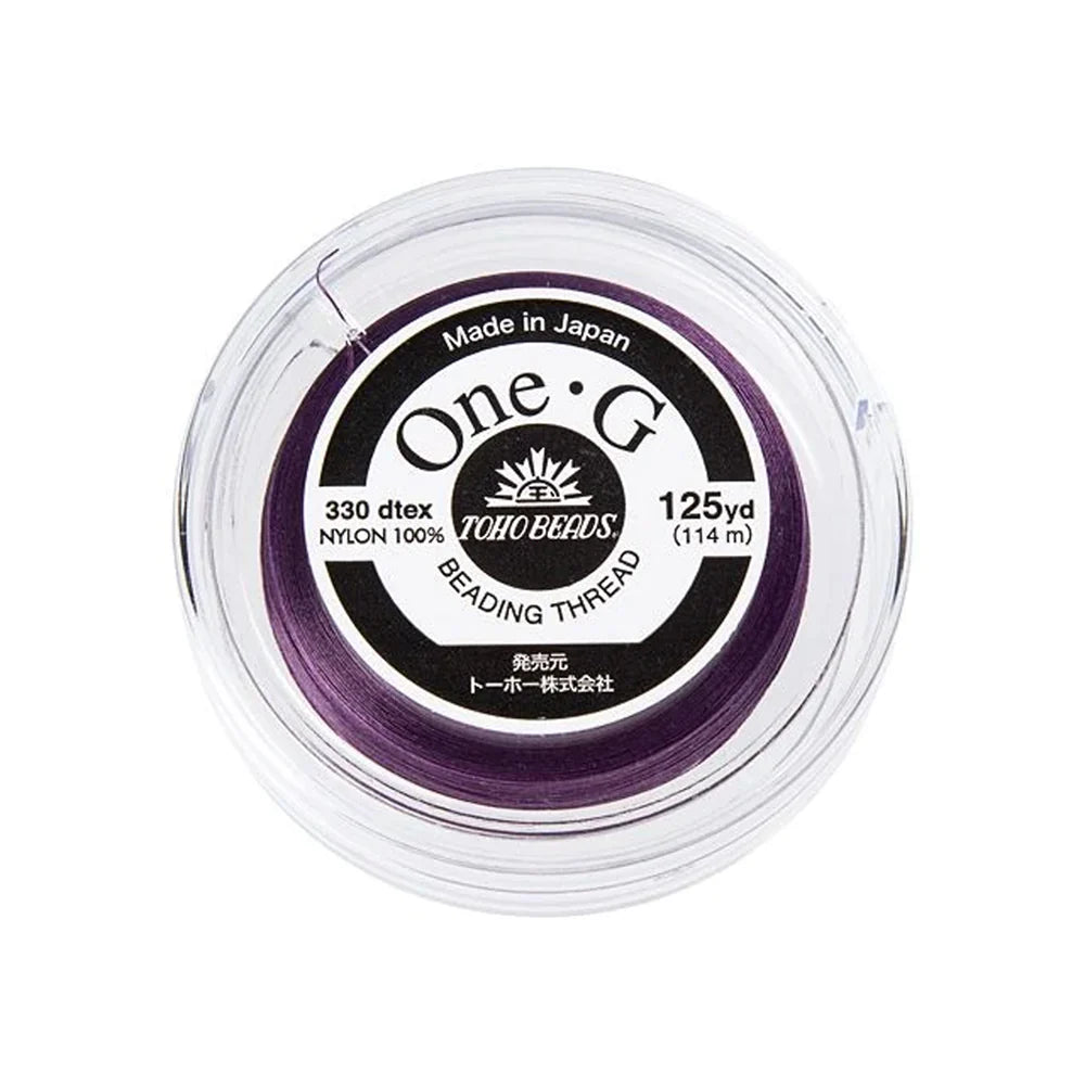 TOHO One-G Nylon Beading Thread by the yard