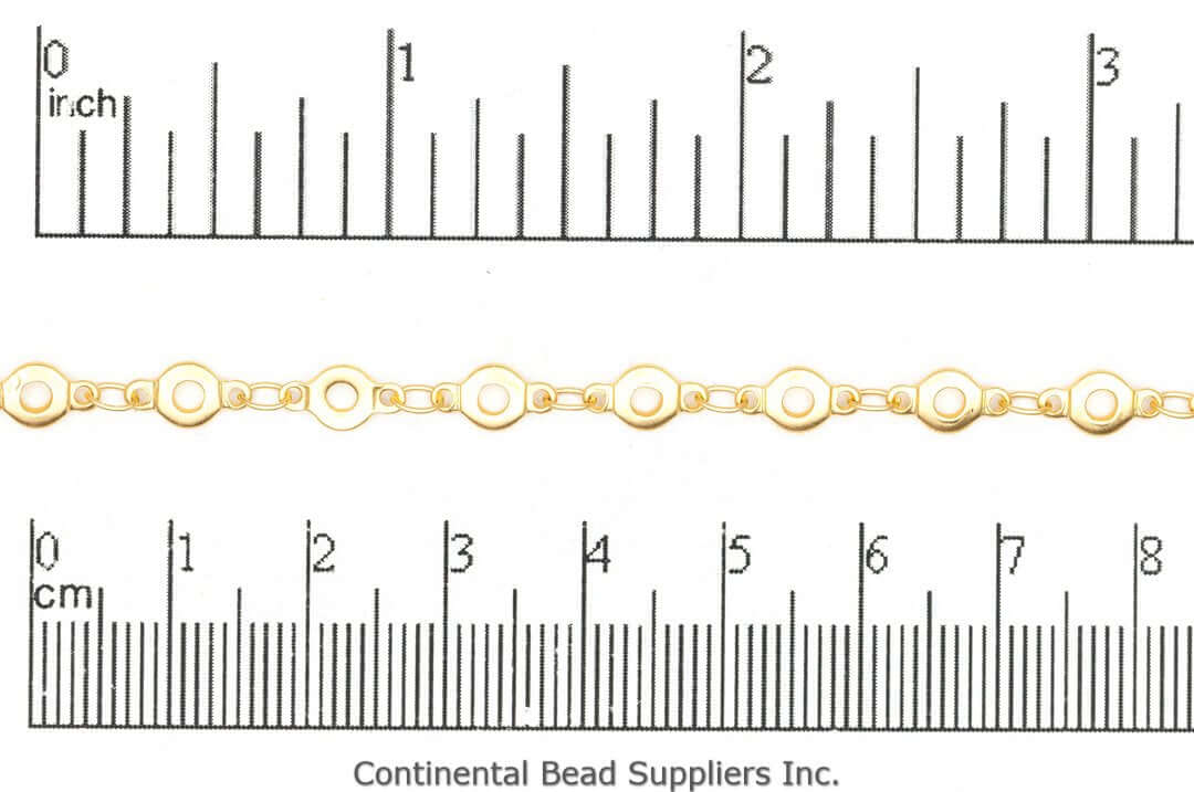 4.5mm Flat O-Link Specialty Chain Sold by The Foot - CH 884