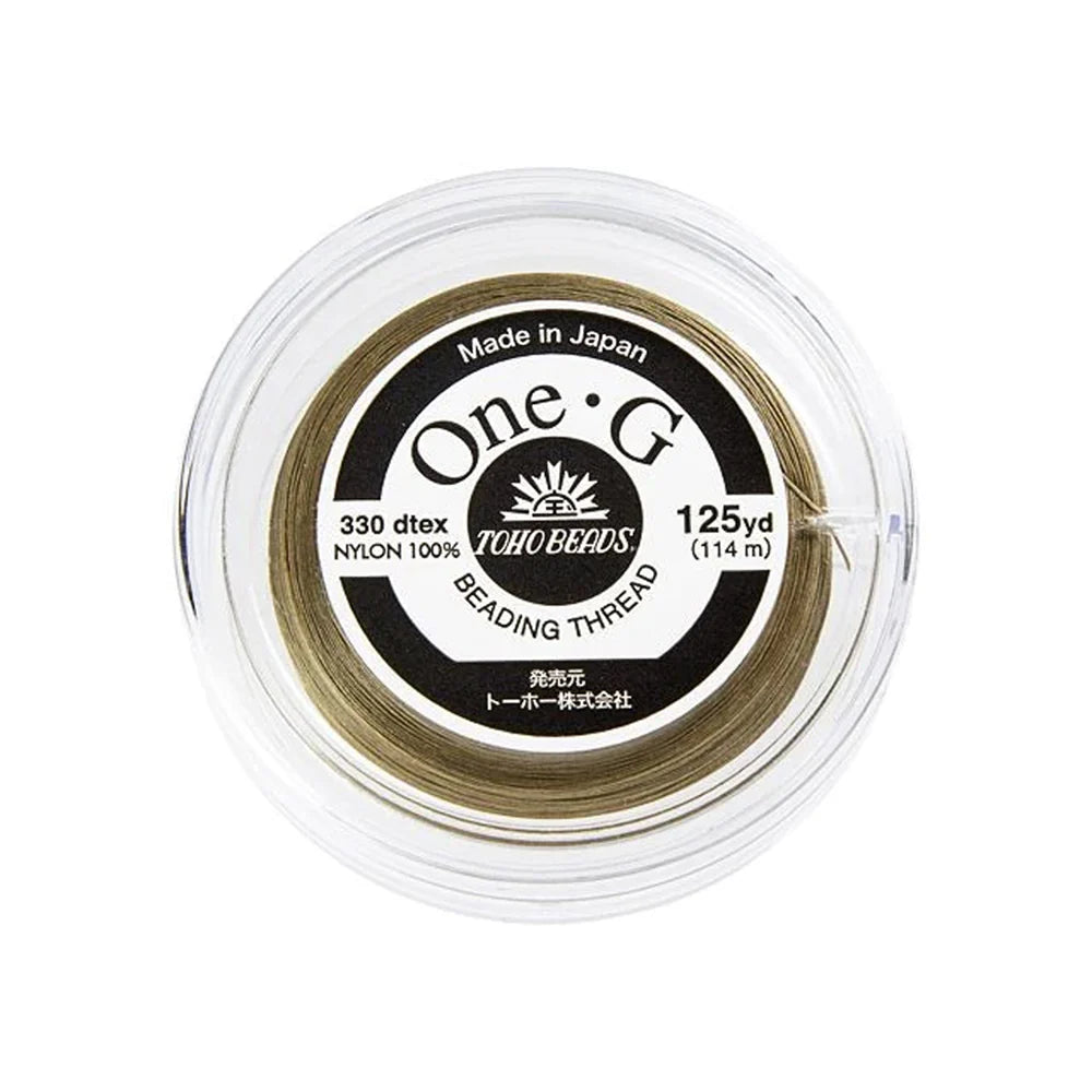 TOHO One-G Nylon Beading Thread by the yard