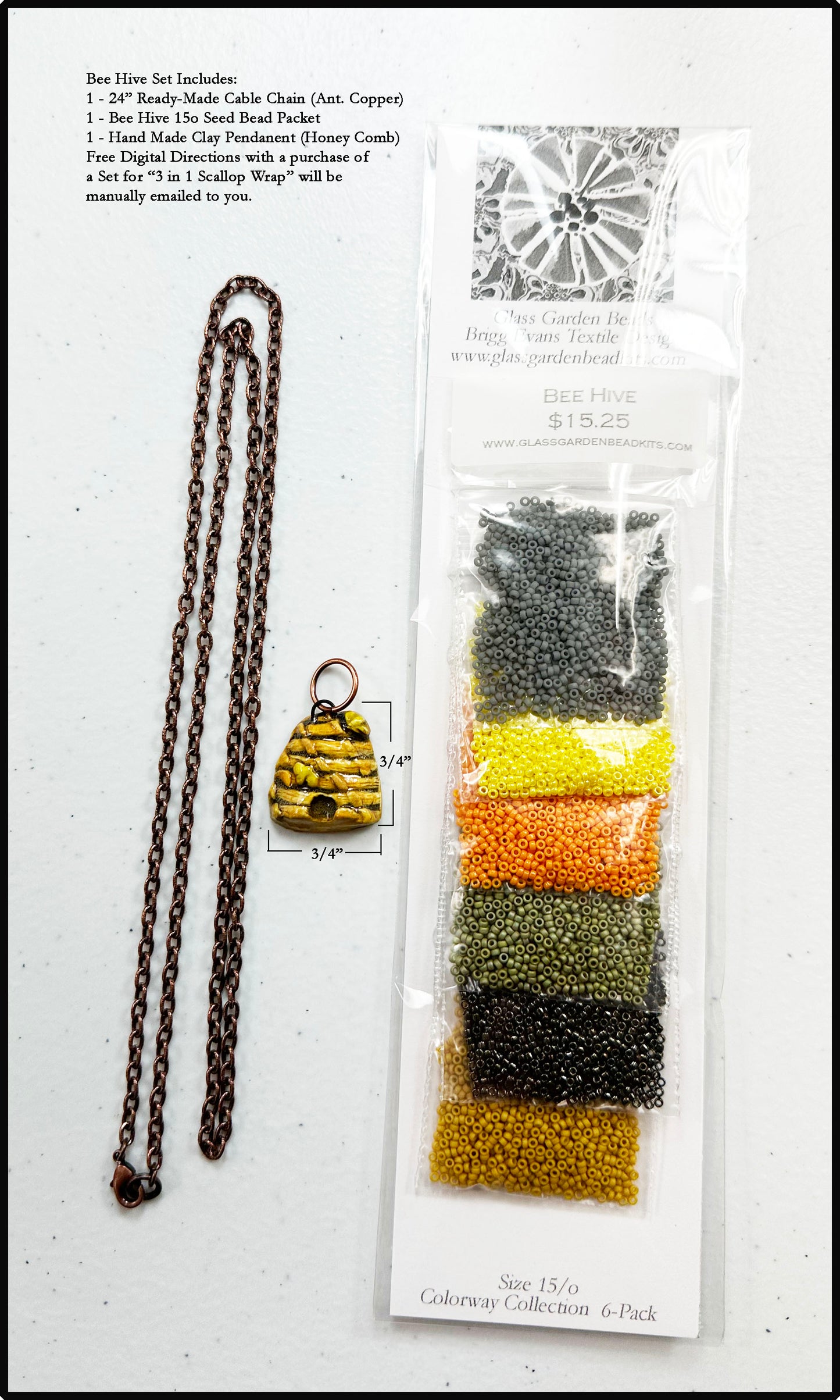 Novelty Scallop Wrap Necklace Kits
