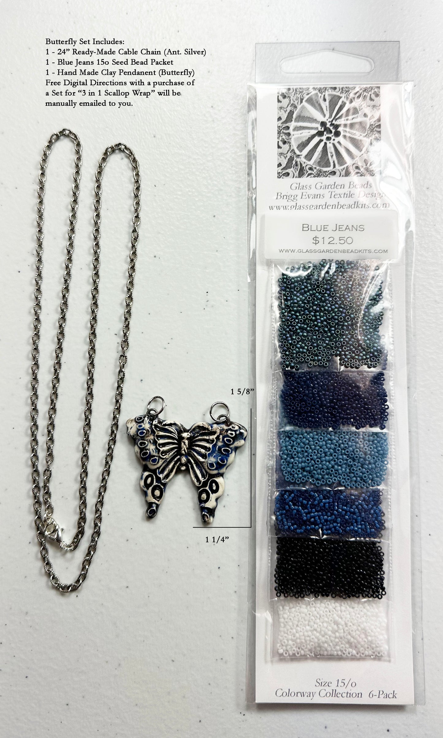 Novelty Scallop Wrap Necklace Kits
