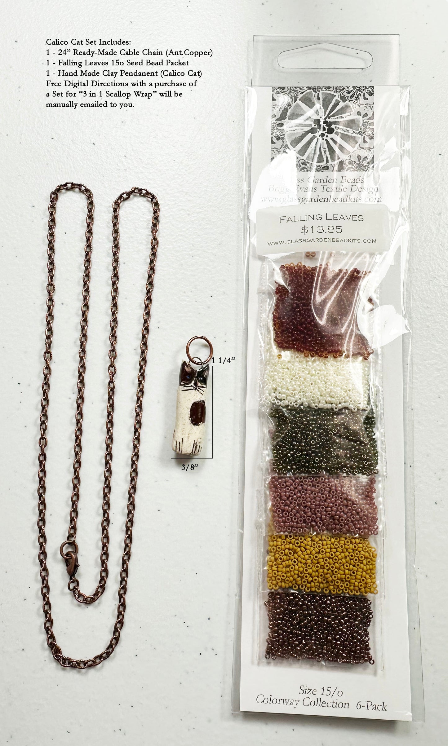 Novelty Scallop Wrap Necklace Kits