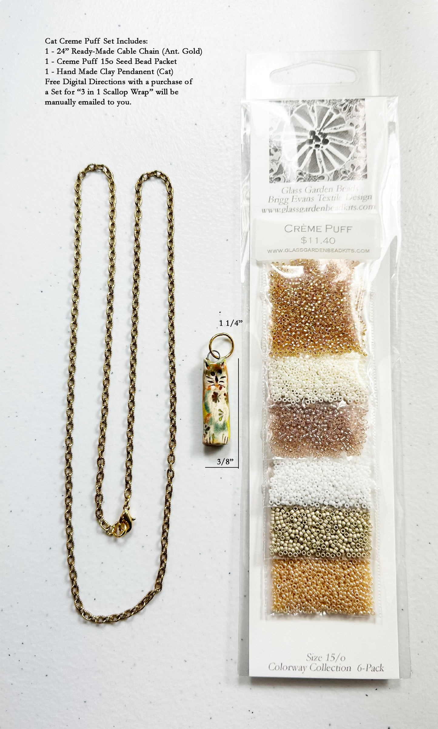 Novelty Scallop Wrap Necklace Kits