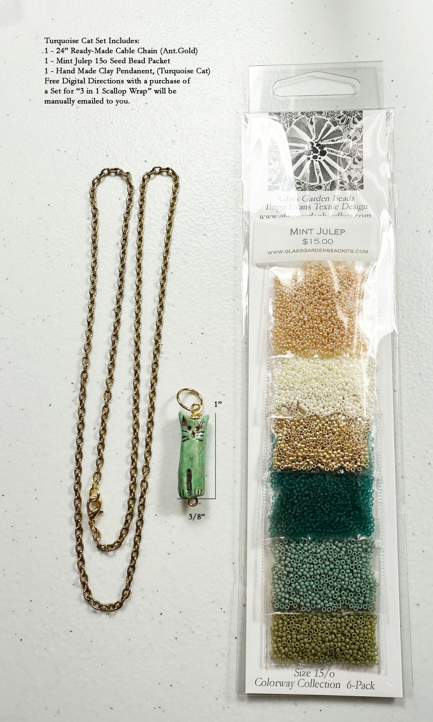 Novelty Scallop Wrap Necklace Kits