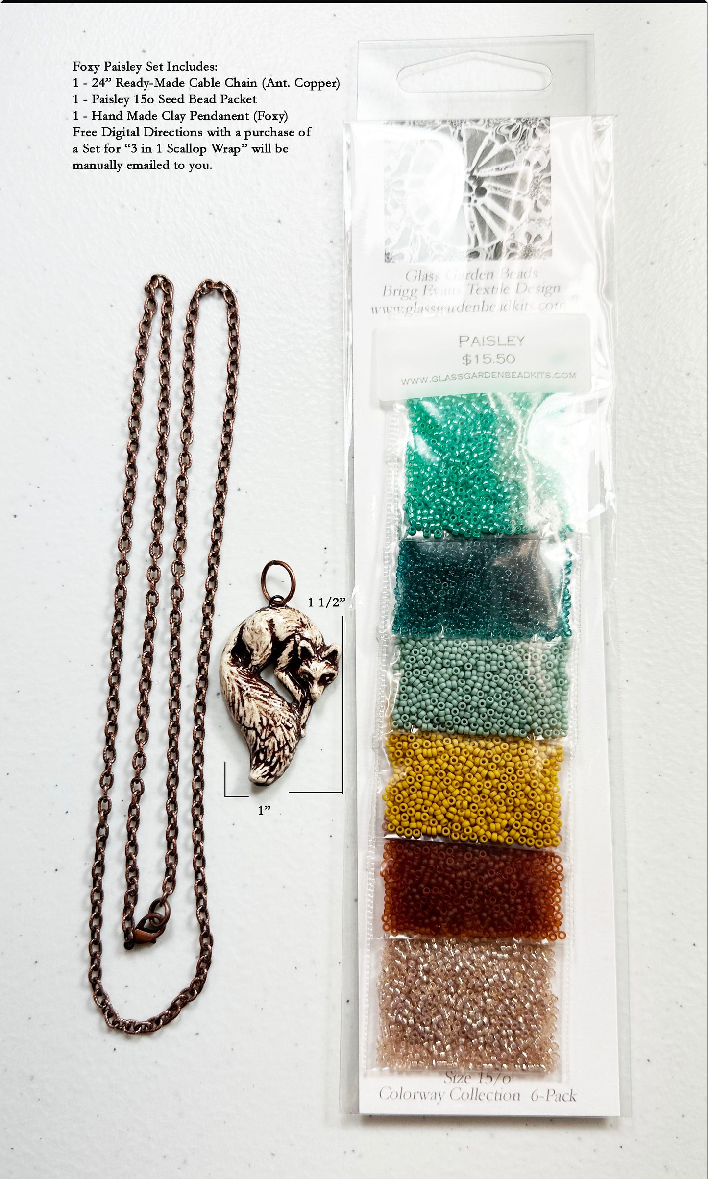 Novelty Scallop Wrap Necklace Kits