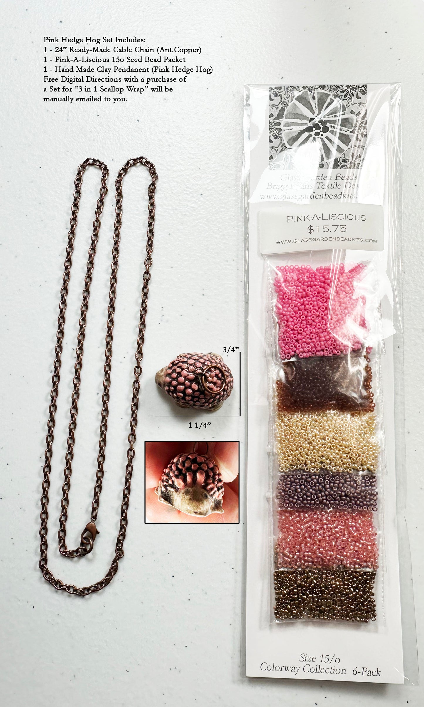 Novelty Scallop Wrap Necklace Kits